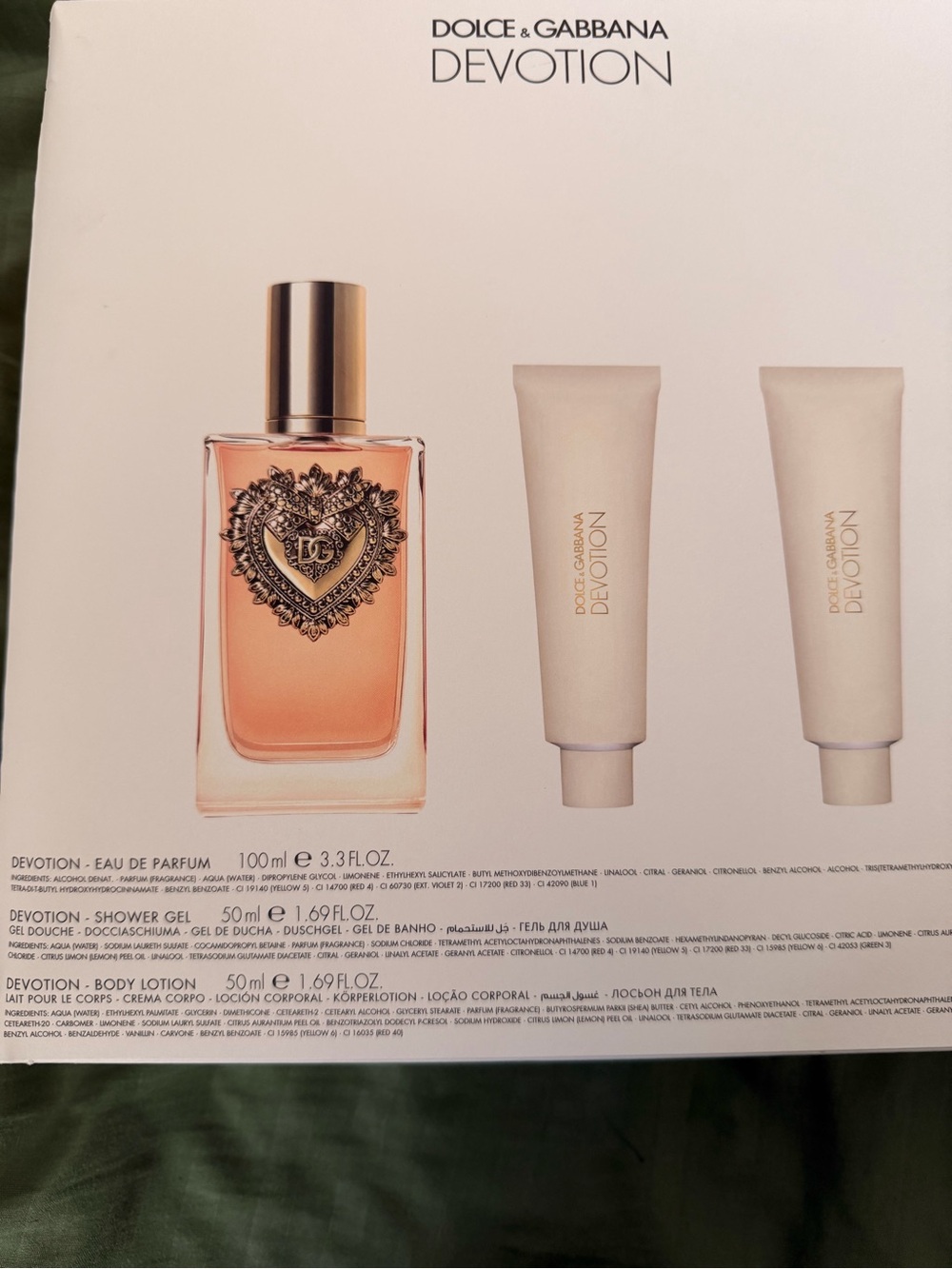 Dolce & Gabbana Devotion 3 Piece Gift Set (EDP)